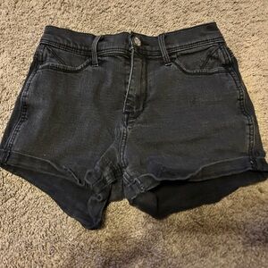 Hollister Women's Black Jean Shorts